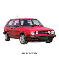 VW Golf MK2 1985 GTI 8v 2-door Red Project