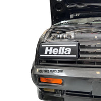 Hella covers Rallye front black and white