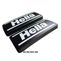 Hella covers Rallye front black and white