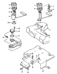 Fuel tank sending unit (051 BE)