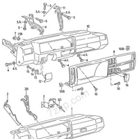 Dashboard tacho Frame (EU) (Small damage)