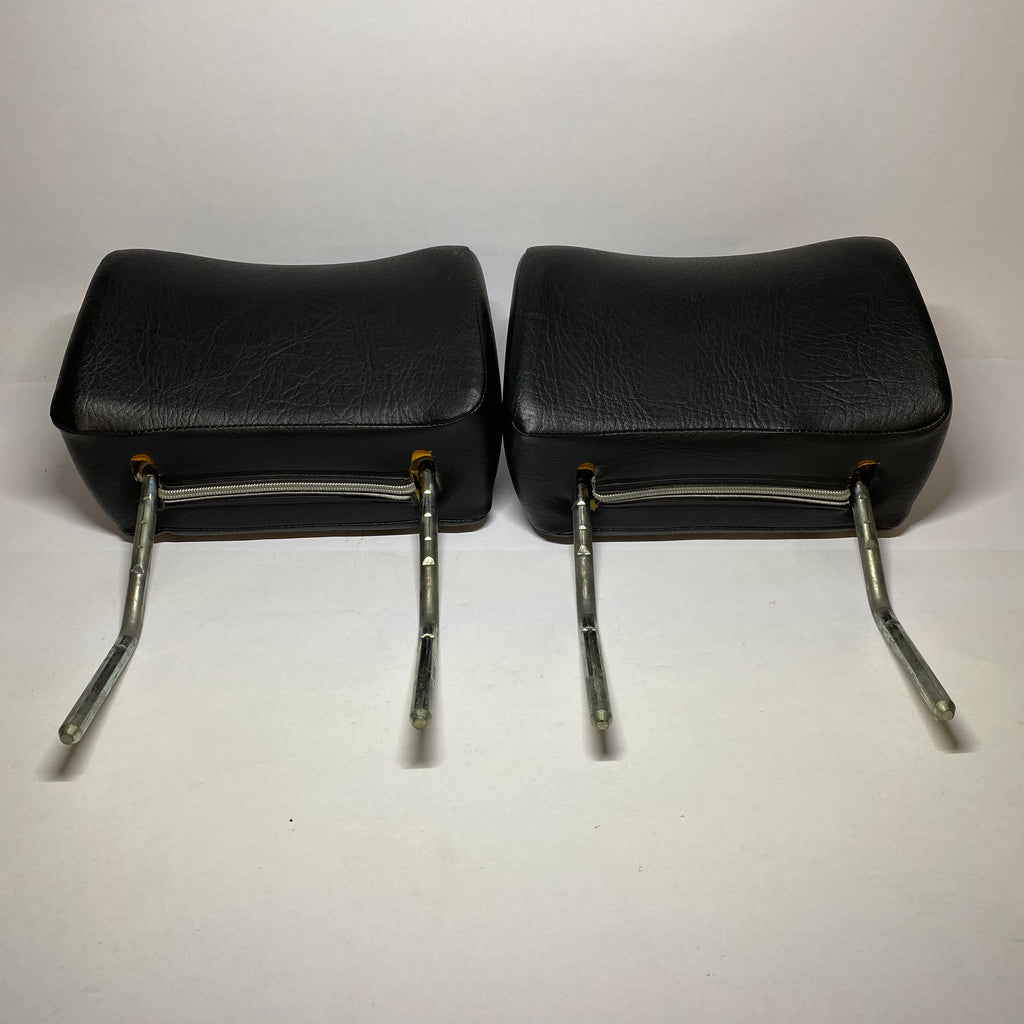Leather head rest set