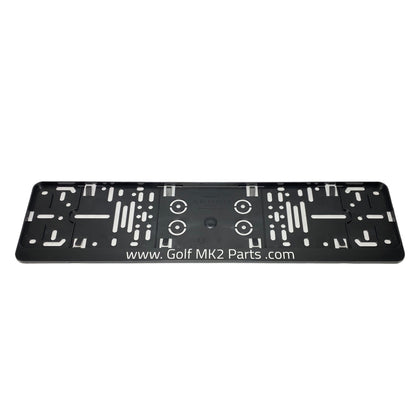 Golf MK2 Parts license plate holder (EU style)