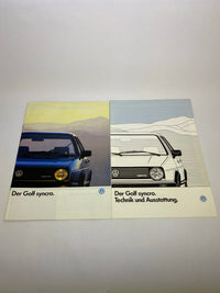 Prospekt Golf Syncro