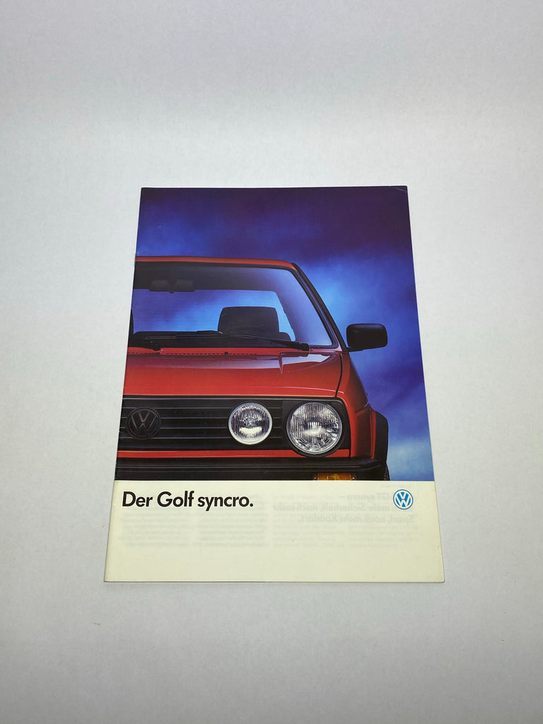 Prospekt Golf Syncro