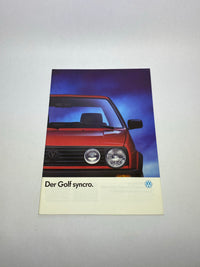 Prospekt Golf Syncro