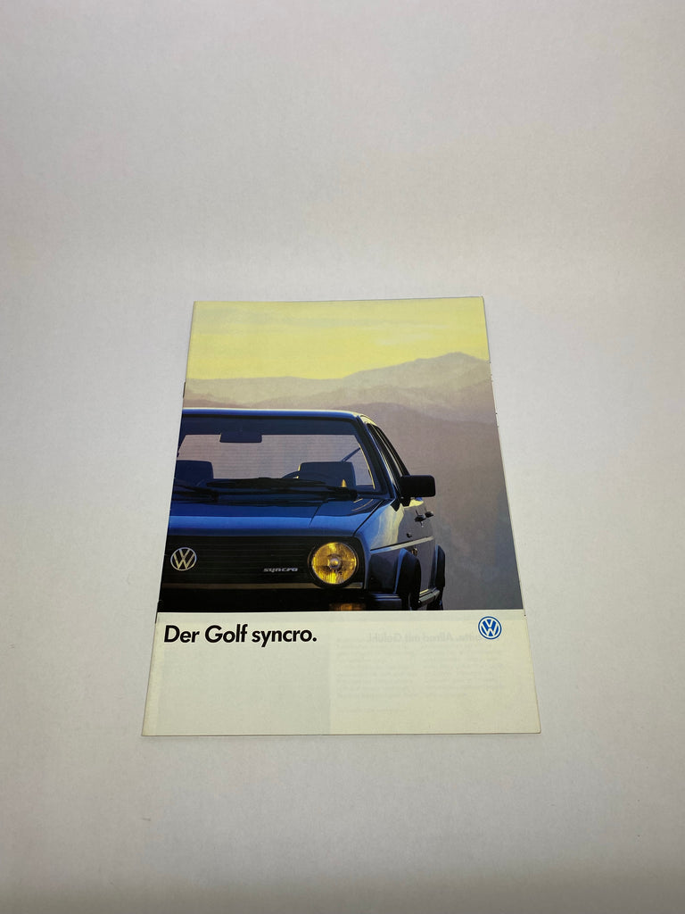 Prospekt Golf Syncro
