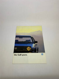Prospekt Golf Syncro